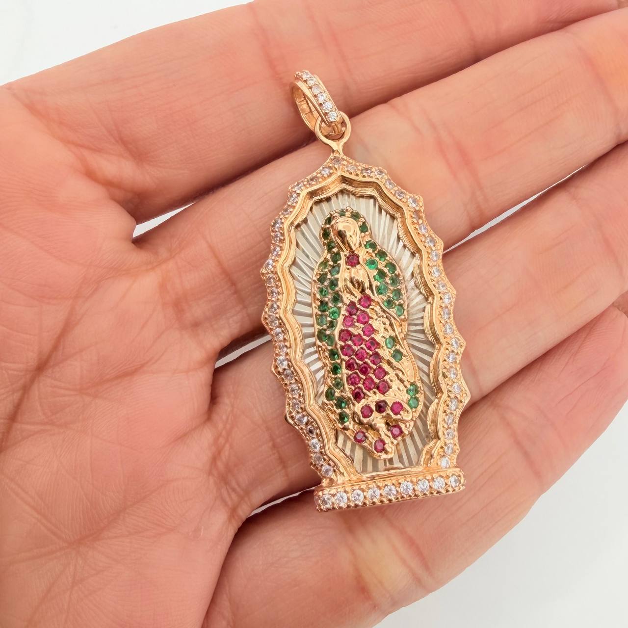 Dije Virgen Guadalupe 10.65 g / 2 in Oro Amarillo 18K
