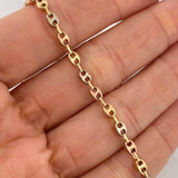 Gc Bracelet 2.35 g / 7 1/4 in / 3.66 mm Three Golds 18K