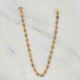 Gc Bracelet 2.35 g / 7 1/4 in / 3.66 mm Three Golds 18K