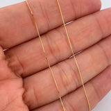 Set Cadena y Dije Veneciana + Libelula 1.2gr / 17 3/4 in / Oro Amarillo 18K %