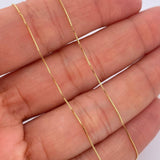 Set Cadena y Dije Veneciana + Libelula 1.3gr / 15 3/4 in / Oro Amarillo 18K %