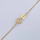 Set Cadena y Dije Veneciana + Libelula 1.3gr / 15 3/4 in / Oro Amarillo 18K %