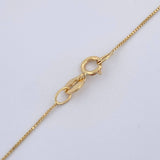 Set Cadena y Dije Veneciana + Virgen Milagrosa 2gr / 15 3/4 in / Oro Amarillo 18K %