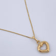 Set Cadena y Dije Veneciana + Silueta Corazon 1.3gr / 15 3/4 in / Oro Amarillo 18K %