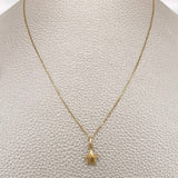Set Cadena y Dije Veneciana + Estrella 1.25gr / 15 3/4 in / Oro Amarillo 18K %