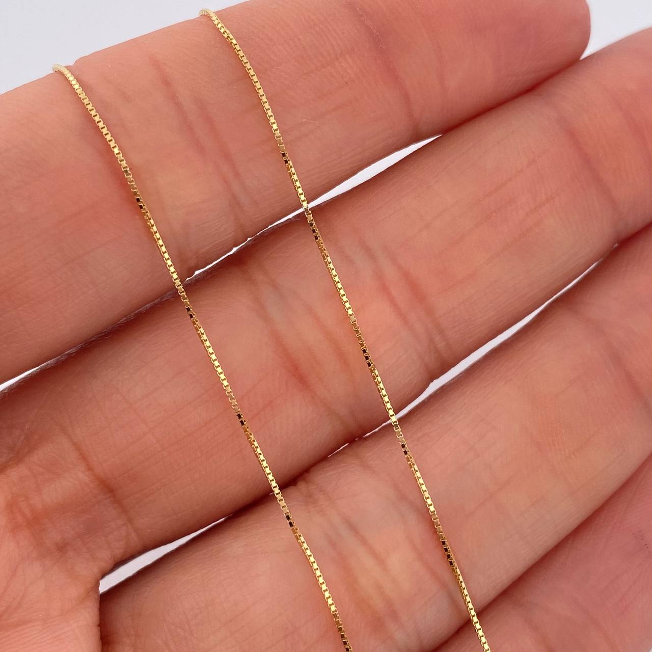 Set Cadena y Dije Veneciana + Estrella 1.25gr / 15 3/4 in / Oro Amarillo 18K %