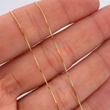 Set Cadena y Dije Veneciana + Estrella 1.25gr / 15 3/4 in / Oro Amarillo 18K %