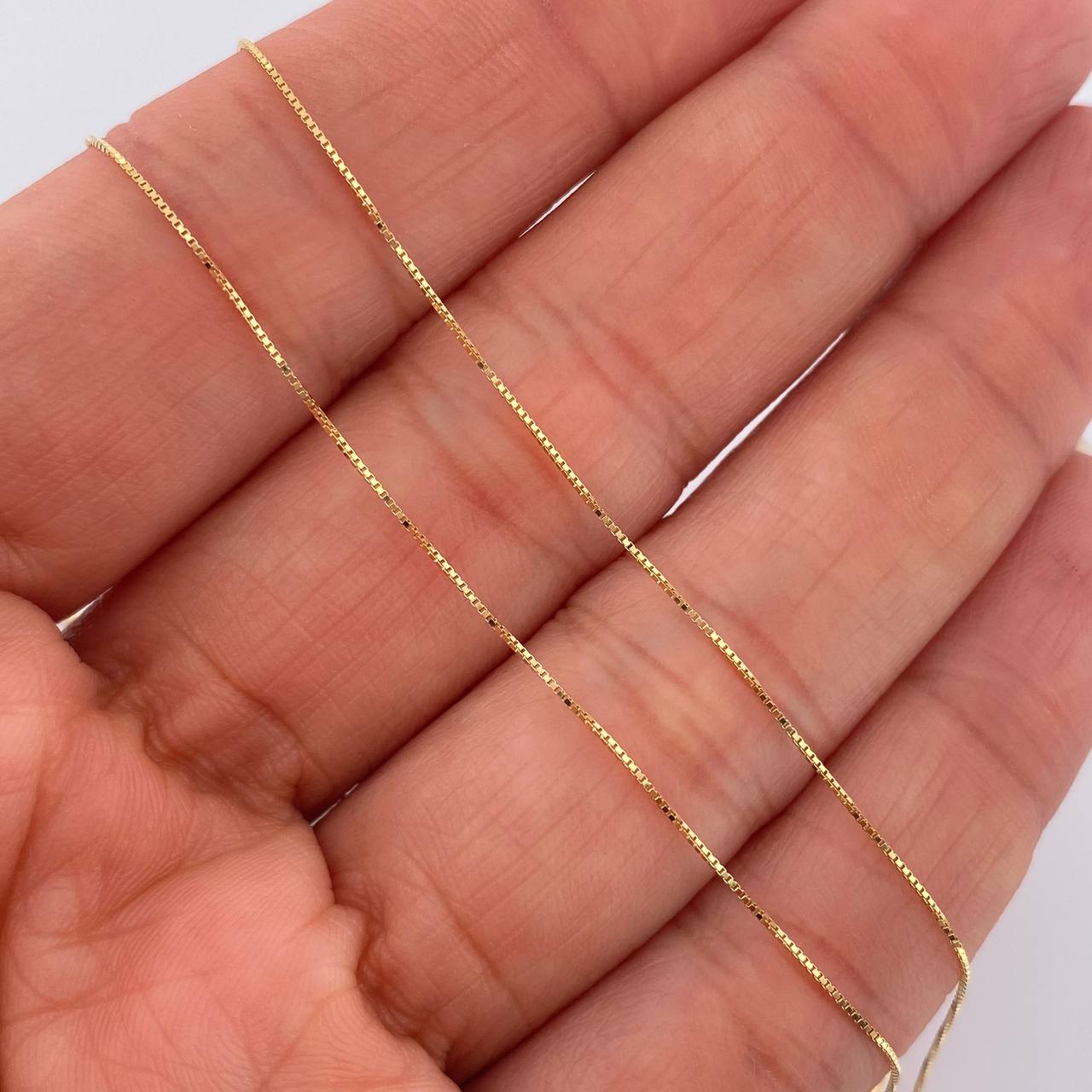 Set Cadena y Dije Veneciana + Oso TS 1.3gr / 15 3/4 in / Oro Amarillo 18K %