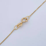 Set Cadena y Dije Veneciana + Oso TS 1.3gr / 15 3/4 in / Oro Amarillo 18K %