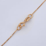 Set Cadena y Dije Veneciana + Jesus de la Misericordia 1.3gr / 17 3/4 in / Dos Oros Amarillo Rosa 18K %