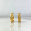 Hoop Earrings Screws 4.15g / 3/4 in 18K Yellow Gold