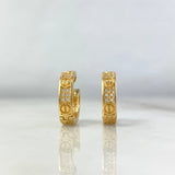 Hoop Earrings Screws 4.15g / 3/4 in 18K Yellow Gold