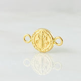 Charm Saint Benedict 0.4gr / 1/2 in / 18K Yellow Gold *