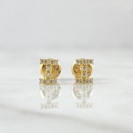 Topos Letra I 0.75gr / Oro Amarillo 18K ©