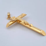 Pendant Cross Christ 2.2gr / 1.5in / 18K Gold $