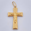 Pendant Cross Christ 2gr / 1 1/2 in / 18K Gold $