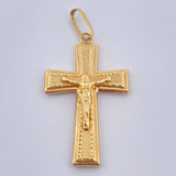 Pendant Cross Christ 2gr / 1 1/2 in / 18K Gold $