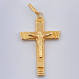 Pendant Cross Christ 1.5gr / 1.5in / 18K Gold $