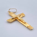 Pendant Cross Christ 1.5gr / 1.5in / 18K Gold $