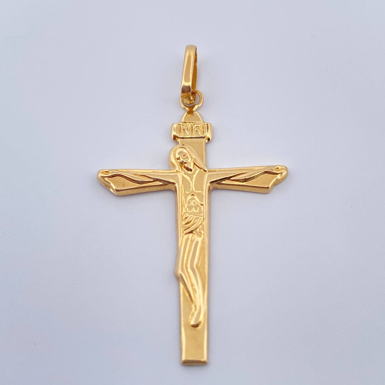 Pendant Cross Christ 1.4gr / 1.5in / 18K Gold $