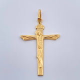 Pendant Cross Christ 1.4gr / 1.5in / 18K Gold $