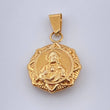 Sacred Heart Pendant 1.55gr / 0.8in / 18K Gold $