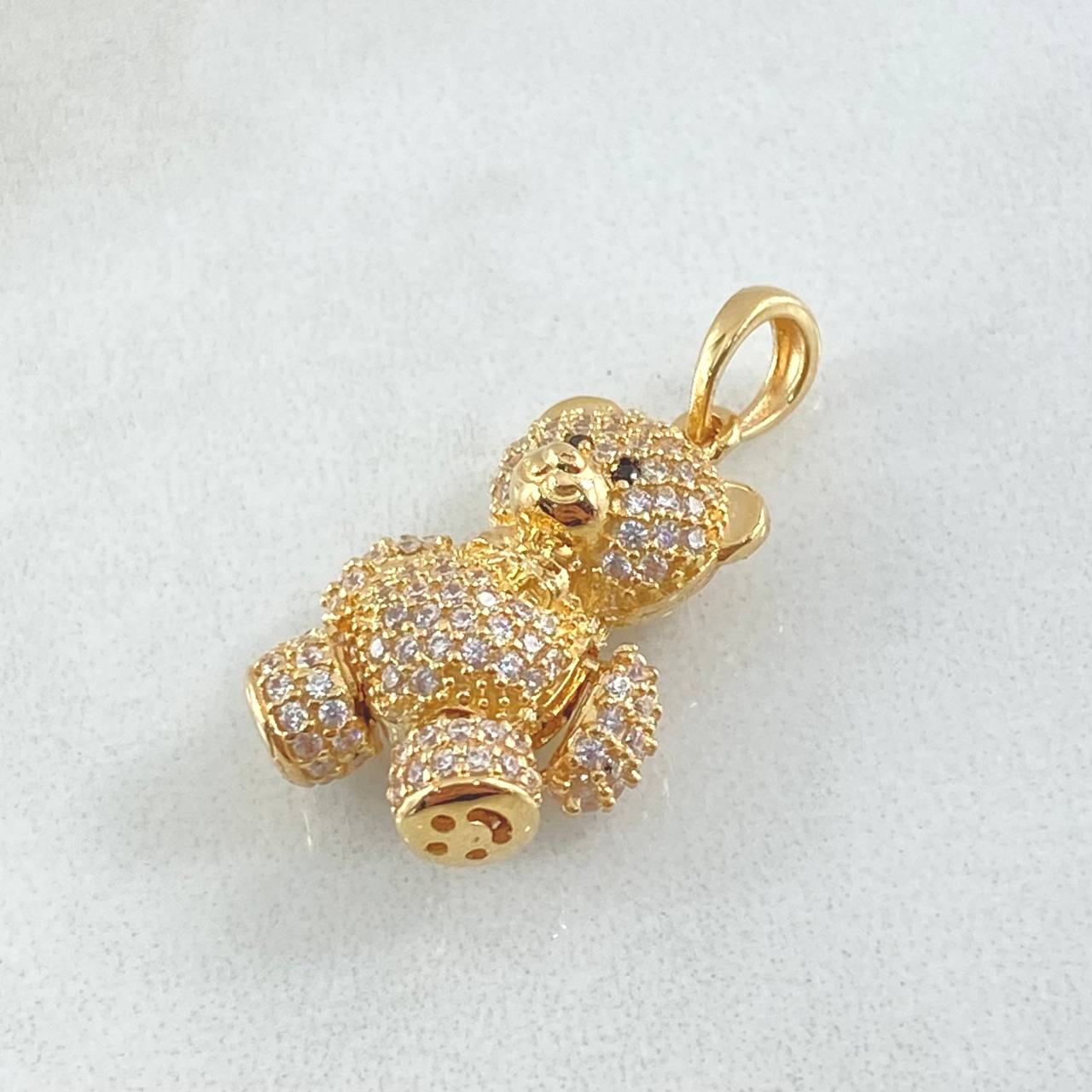 Pendant Articulated Bear 4.45gr / 2.3cm (0.9in) / 18K Gold