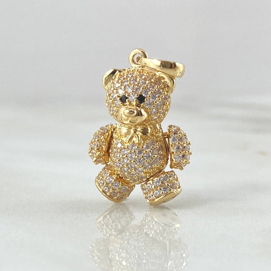 Pendant Articulated Bear 4.4gr / 2.3cm (0.9in) / 18K Gold