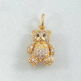 Articulated Bear Pendant 2.65gr / 2cm / 18K Gold