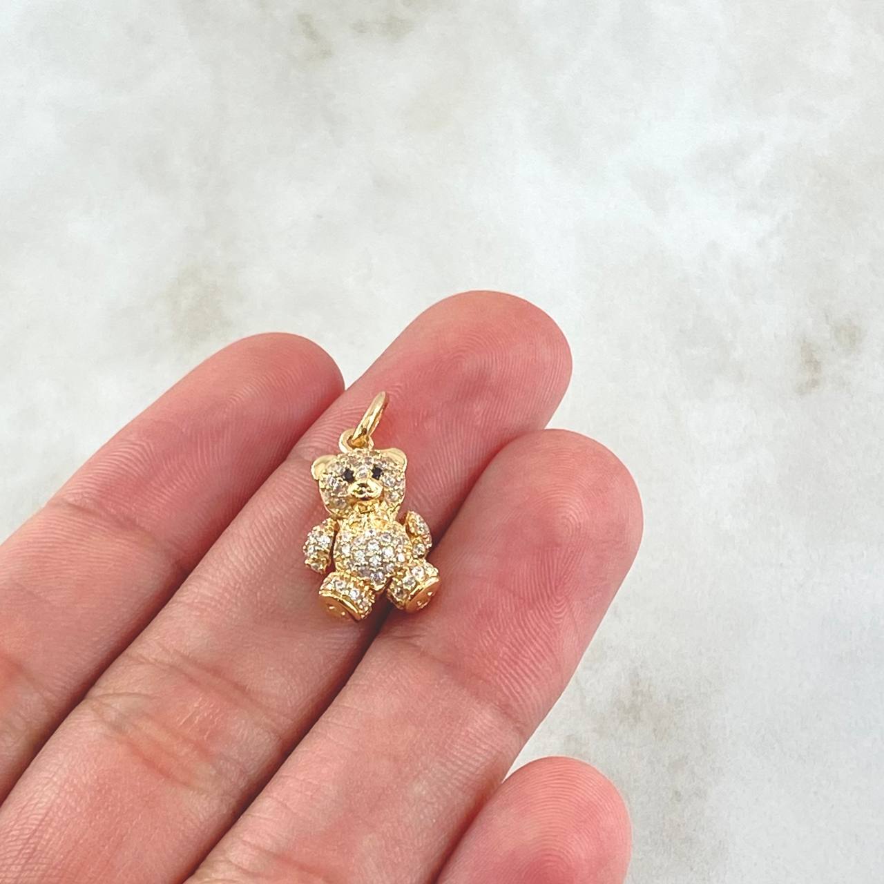 Articulated Bear Pendant 2.65gr / 2cm / 18K Gold