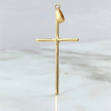 Dije Crúz Plana 2.25gr / 4.7cm / Oro 18K ©