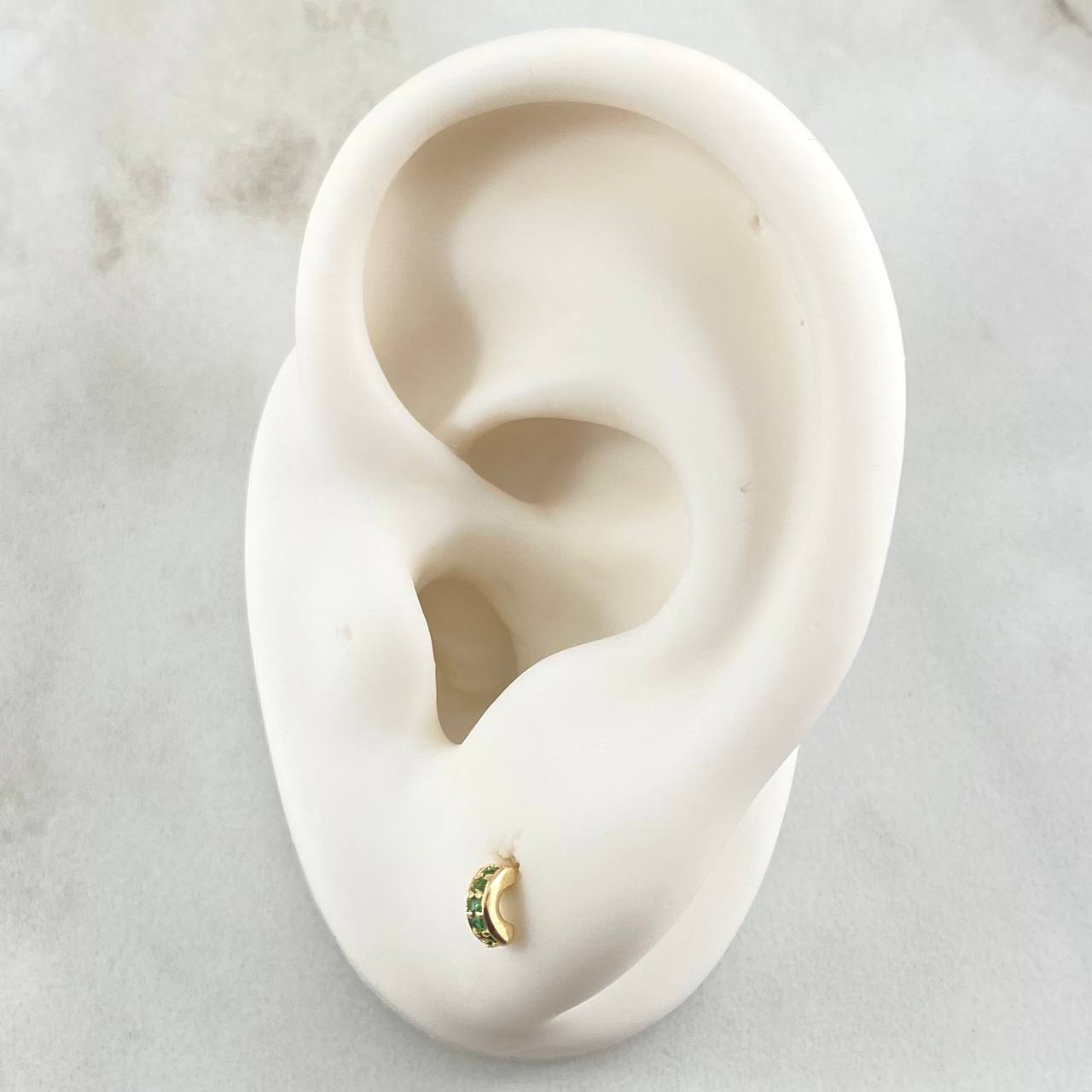 Stud Earrings Track 0.65gr / 18K Gold