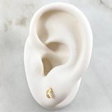 Stud Earrings Track 0.7gr / 18K Gold