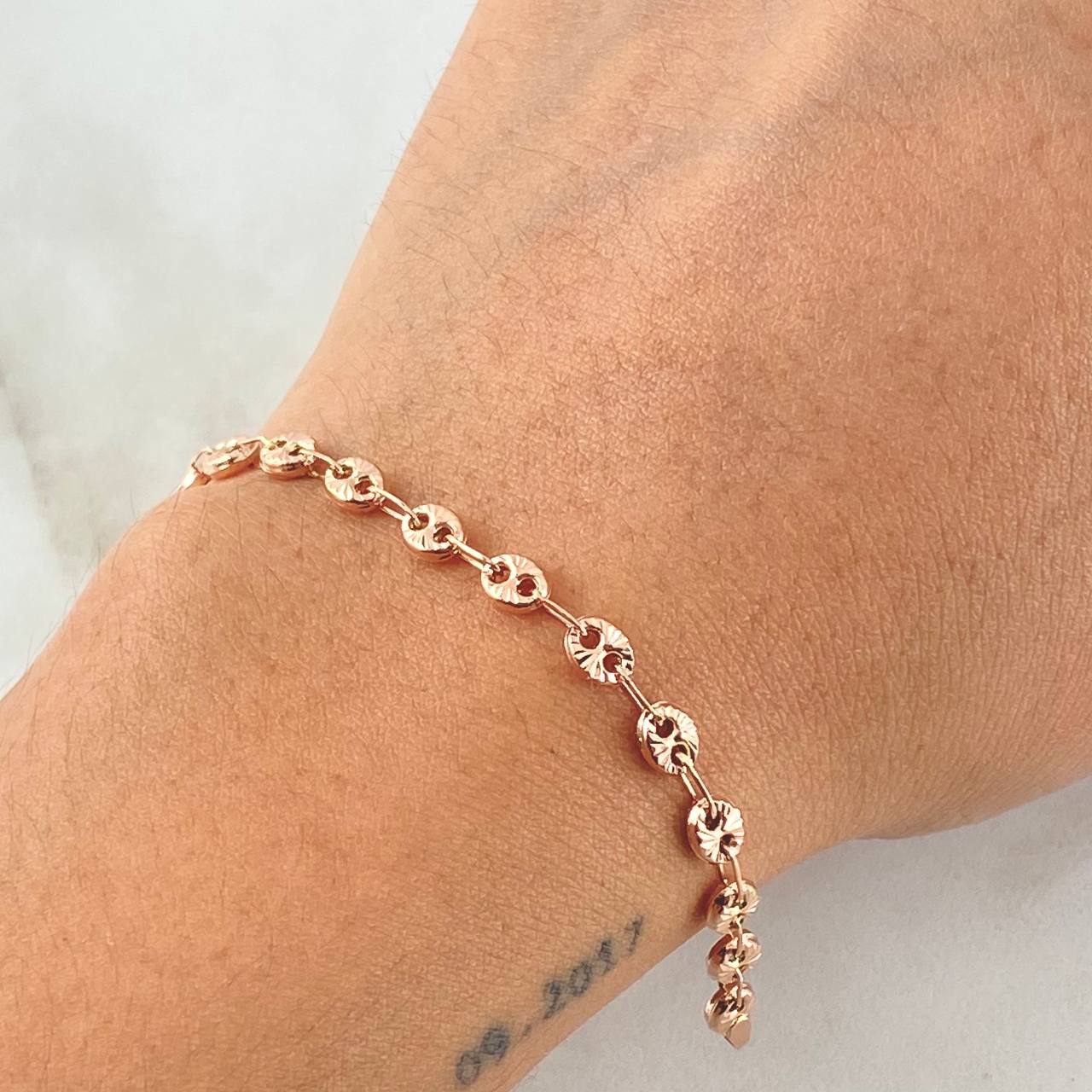 Bracelet GC 3.3gr / 6.7in / 18K Gold ©
