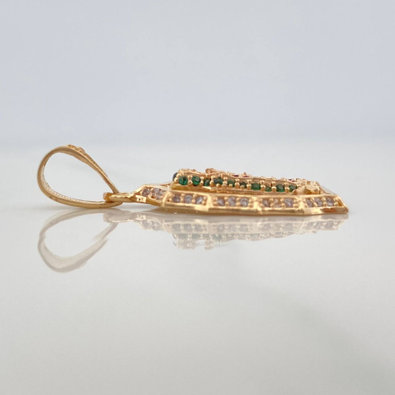 Pendant Virgin of Guadalupe 3.1 g / 1 1/4 in 18K Yellow Gold