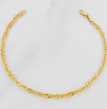Pulso Singapur 3.3 g / 7 1/2 in / 2.85 mm Oro Amarillo 18K