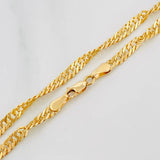 Pulso Singapur 3.3 g / 7 1/2 in / 2.85 mm Oro Amarillo 18K