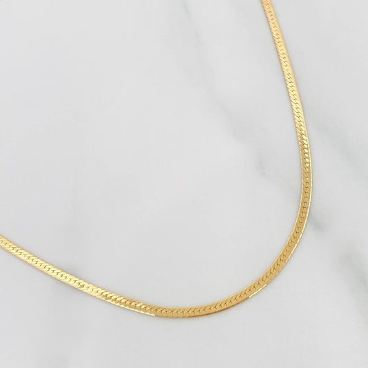 Herringbone Chain 2.05 g / 15 3/4 in / 1.27 mm 18K Yellow Gold