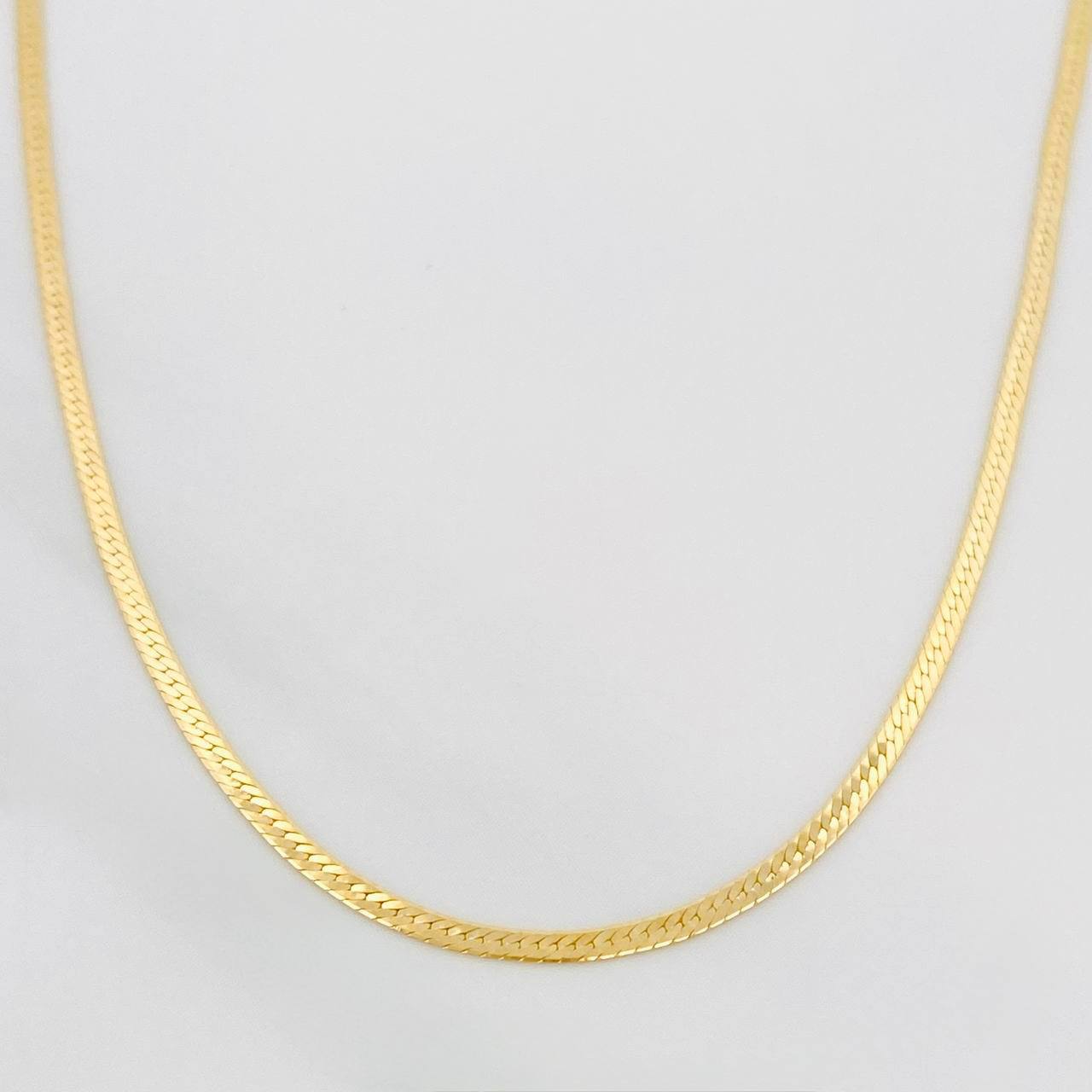 Cadena Espejo 2.5 g / 17 3/4 in / 1.3 mm Oro Amarillo 18K