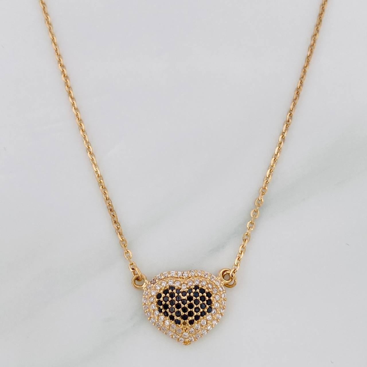 Cadena Aro Seguido Corazon 4.75g / 18 in / 1.4mm Oro Amarillo 18K