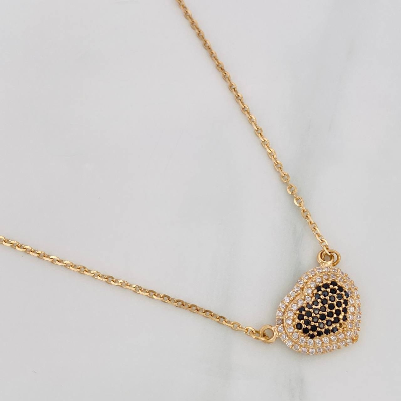 Cadena Aro Seguido Corazon 4.75g / 18 in / 1.4mm Oro Amarillo 18K