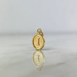 Pendant Oval Letter I 0.55gr / 1.8cm / Stamped Yellow Gold ©