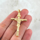 Dije Crúz Cristo 3.05gr / 5.5cm / Oro 18K ©