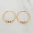 Candongas Trio 1.4 g / 3/4 in Tres Oros 18K