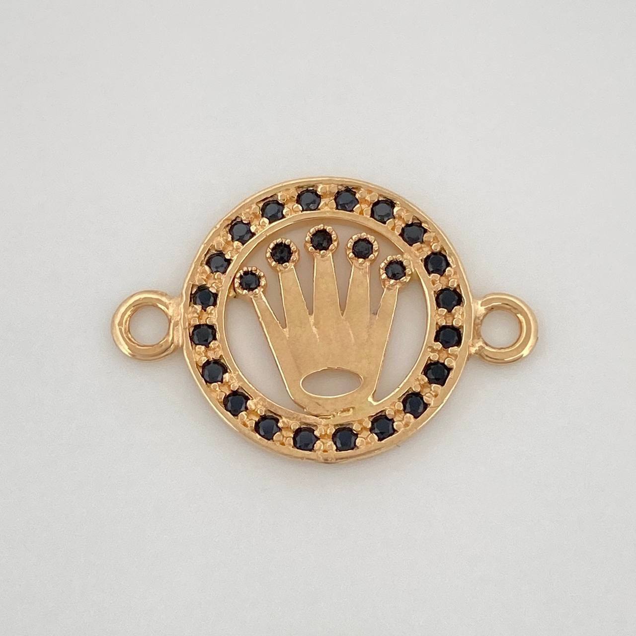 Herraje Corona 1.75 g / 3/4 in Oro Amarillo 18K