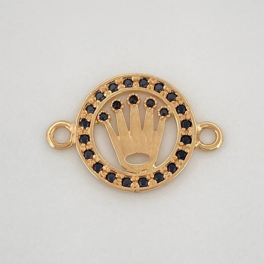 Charm Crown 1.75 g / 3/4 in 18K Yellow Gold