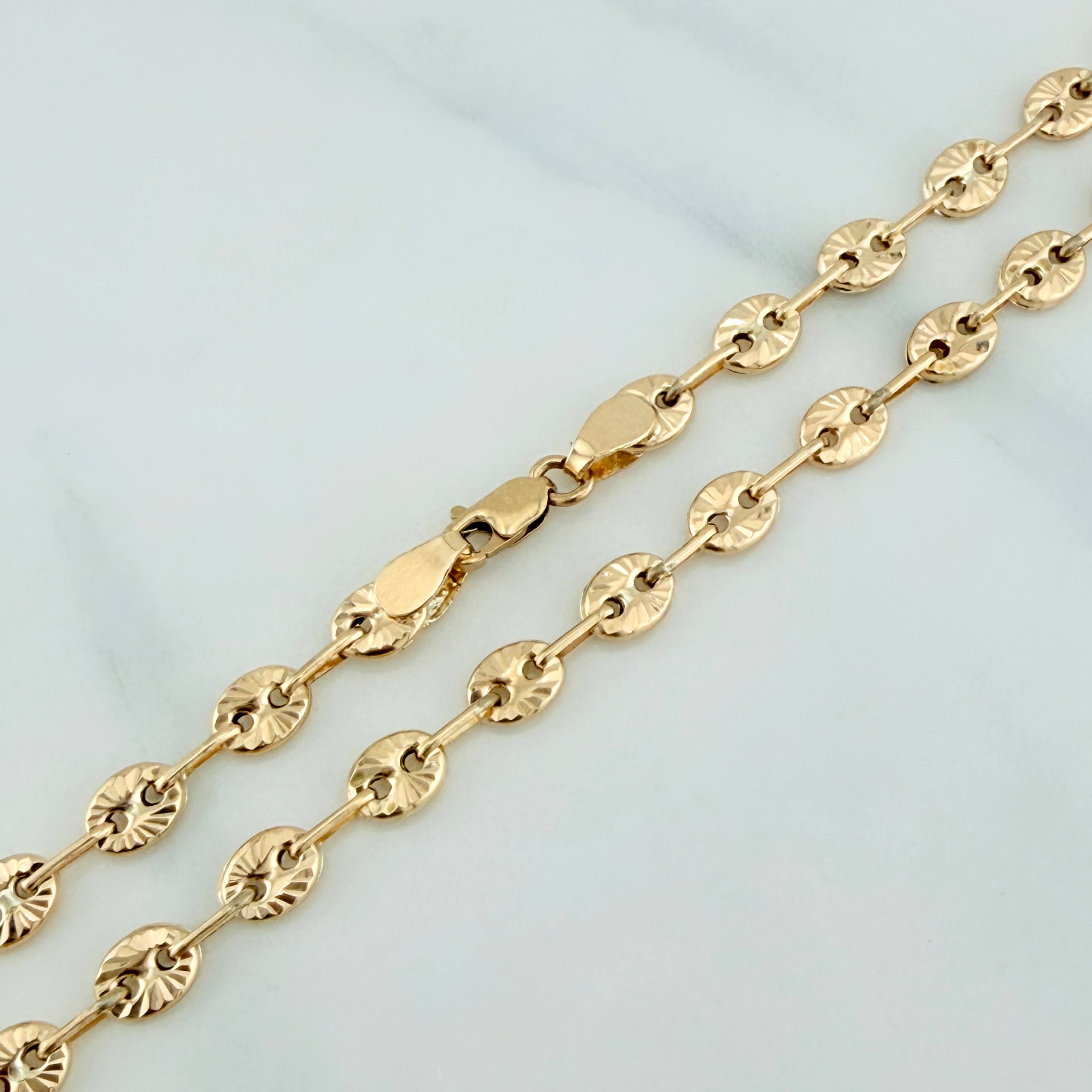 Tobillera Gc Diamantado 3.75 g / 10 3/4 in / 3.95 mm Oro Amarillo 18K