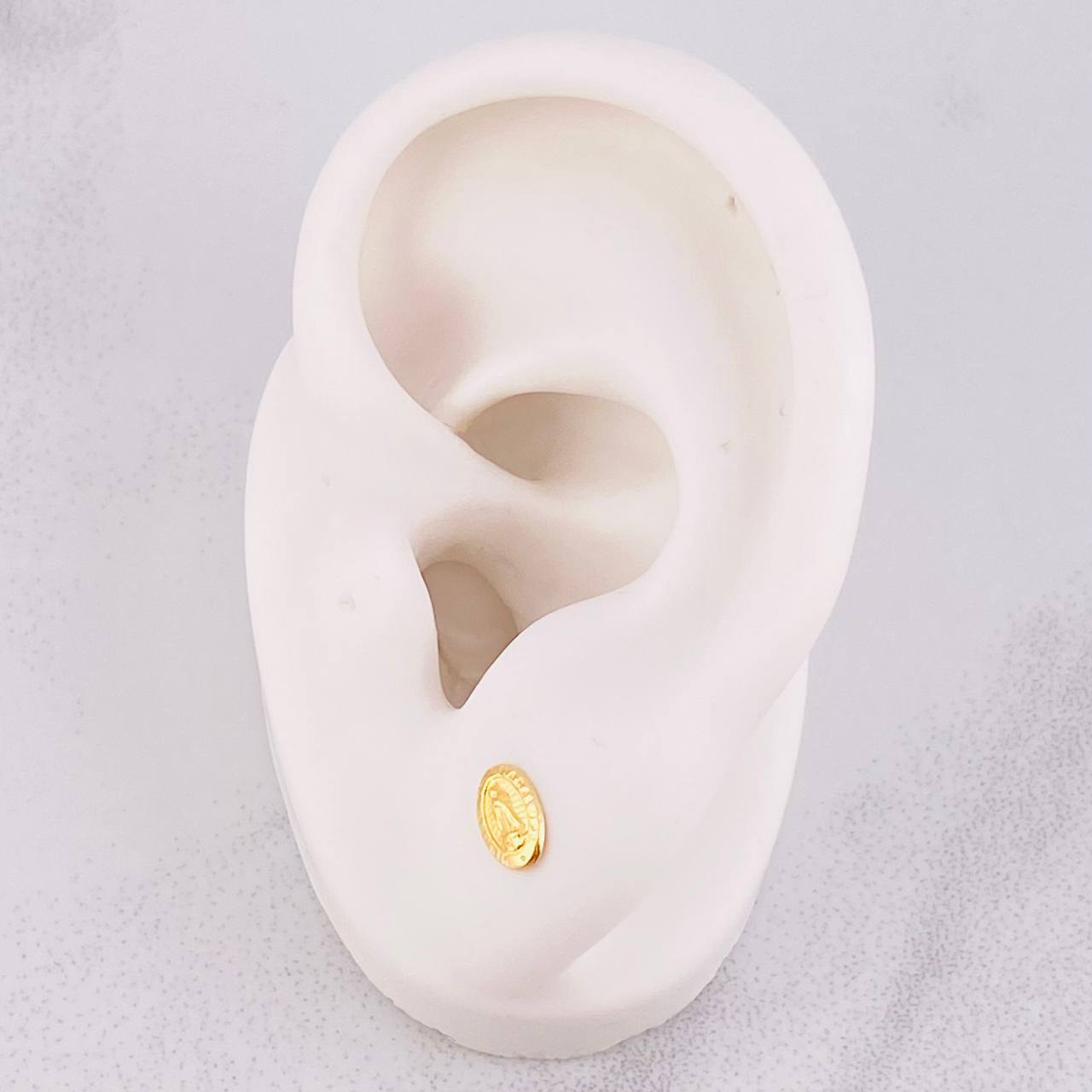 Topos Virgen de Guadalupe 0.5g / in / 6.6mm Oro Amarillo 18K