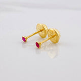 Topos Bisel 0.35g / in / 2.3mm Oro Amarillo 18K
