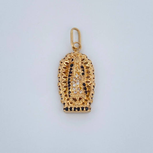 Dije Virgen Guadalupe 2.75gr / 1 in / Oro Amarillo 18K &